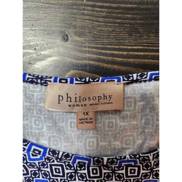 Philosophy‎ Woman 1X Scoop neck Blouse - Picture 5 of 6